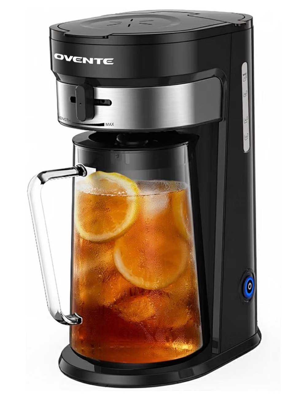 Ovente Black Iced Tea and Coffee Maker